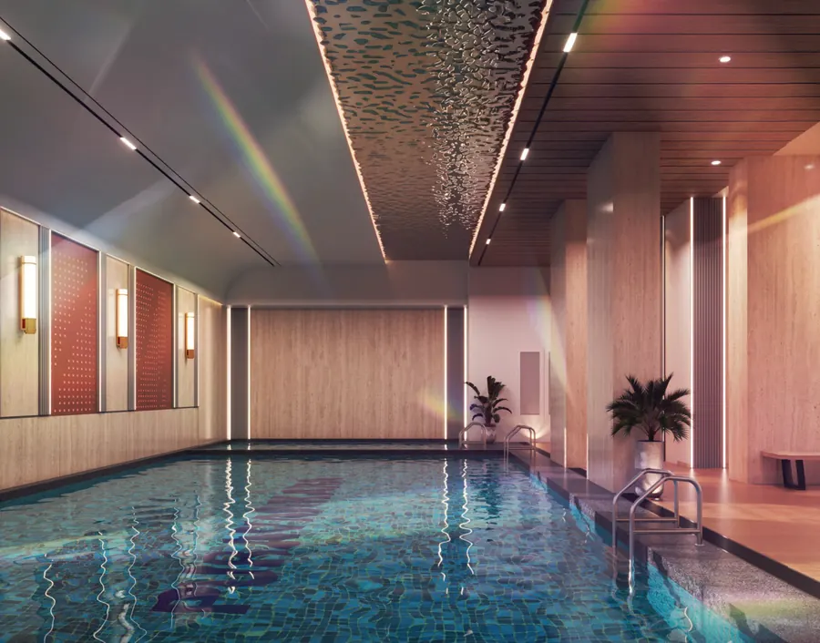 Temperature controlled pool