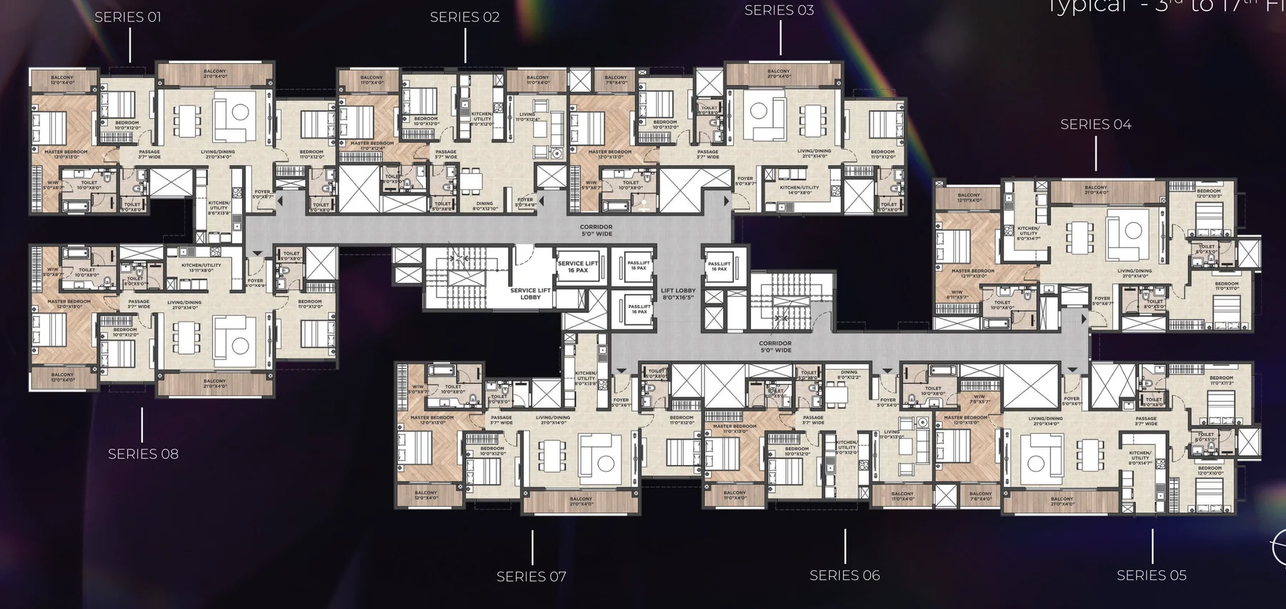 Typical floor plan